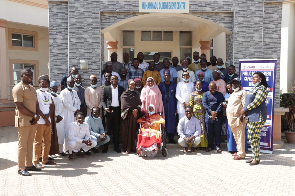 Group Photo of Adamawa State2State Public Procurement Training