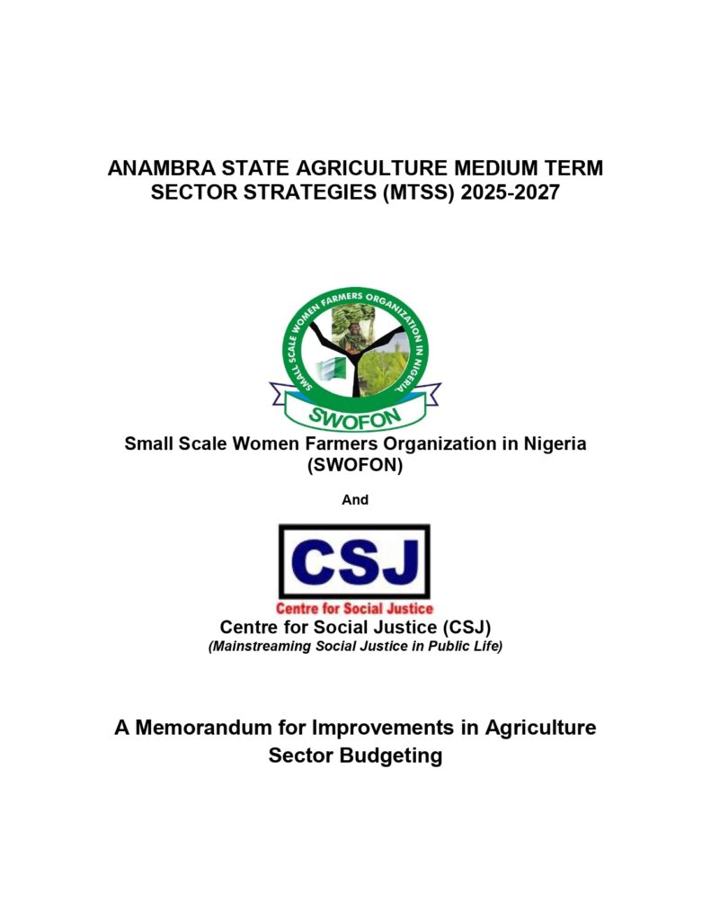 ANAMBRA AGRICULTURE MTSS 2025-2027