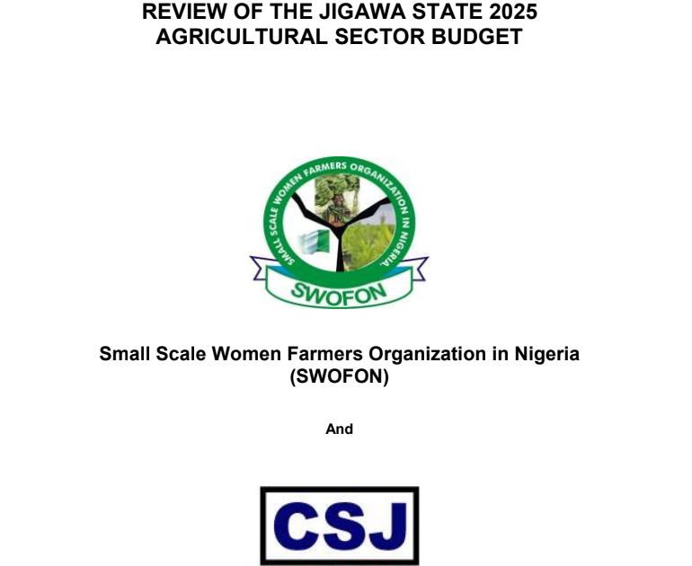 REVIEW OF JIGAWA STATE 2025 AGRICULTURE BUDGET